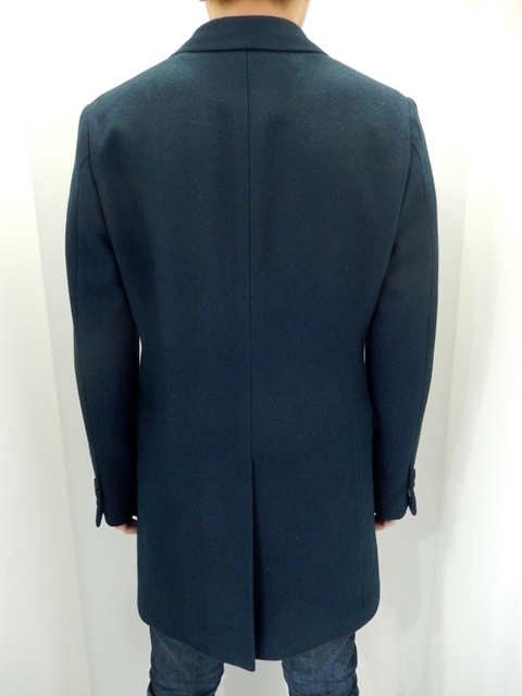 5351 POUR LES HOMMES チェスターコート コート ピークドラペル
