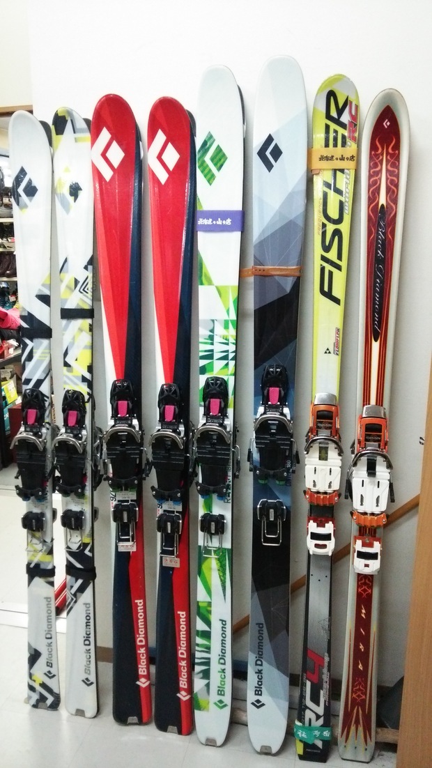 トライテレマークで用意している試乗用スキーのご紹介 : 秀岳荘
