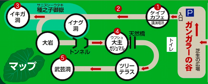 シャコ貝とアザカと猿田彦 2⃣ ガンガラーの谷ツアー_a0300530_915193.png