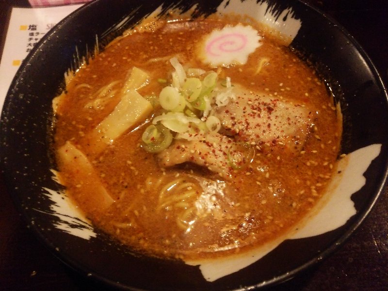 麺屋　天晴れ（移転後初）（旭川市末広1条5）（2014年112杯目）_b0128821_13361145.jpg