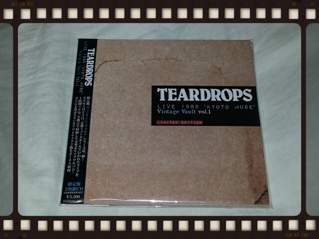 TEARDROPS / LIVE 1989 \'KYOTO MUSE\' Vintage Vault vol.1_b0042308_132690.jpg