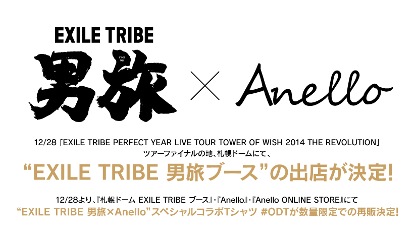 EXILE TRIBE 男旅ブースとAnello福袋2015!!_d0165136_20524939.jpg