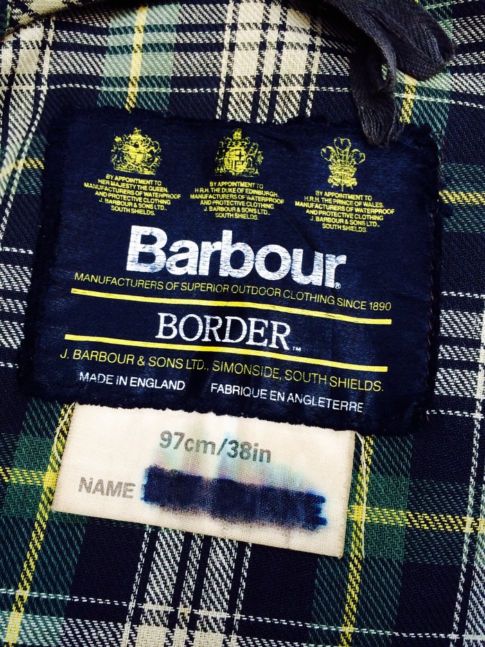 ラスト1着のBarbour_c0177238_1541280.jpg