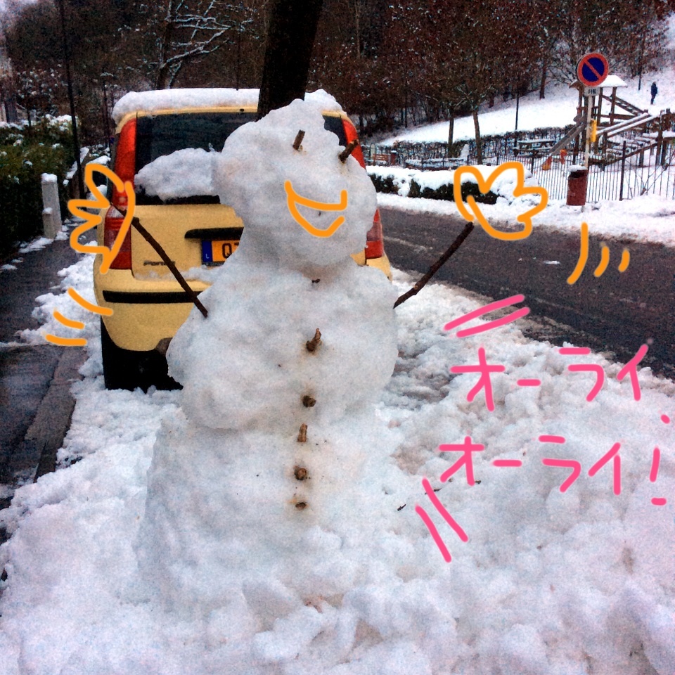 外国の雪だるまは三頭身 ルクセンブルク De 海外生活 外国の雪だるまは三頭身 ルクセンブルク De 海外生活
