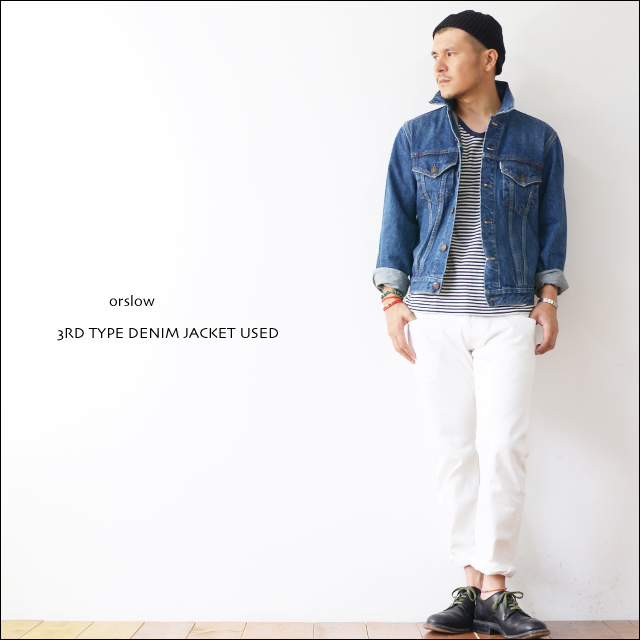 orslow [オアスロウ] 3RD TYPE DENIM JACKET USED [01-6005-83