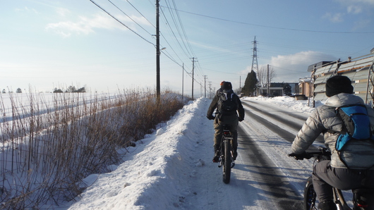 自転車雪中行軍　１ｓｔ_c0237410_19322782.jpg