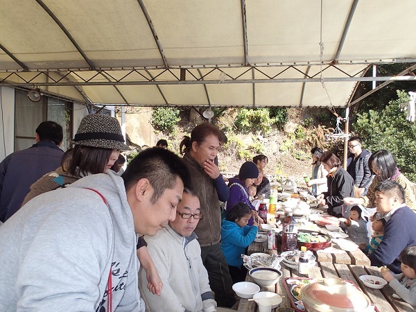 つばきマリーナ(エミークラブ)餅つき会♪_a0077071_14594178.jpg