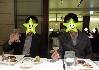 日本橋 アソ チェレステ 天皇誕生日は いつもクリスマス会_a0264383_18252907.jpg