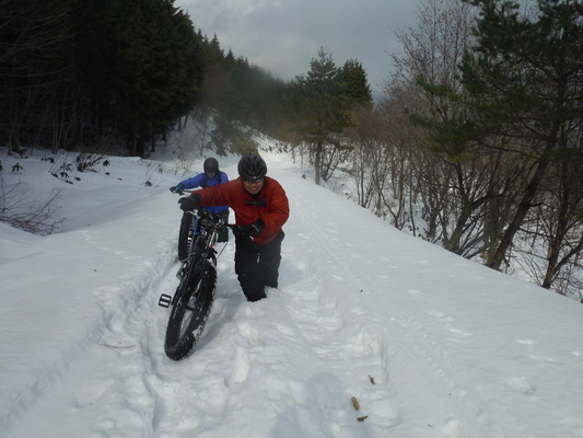ファットバイクで雪遊び 2014年12月_c0132901_92134100.jpg