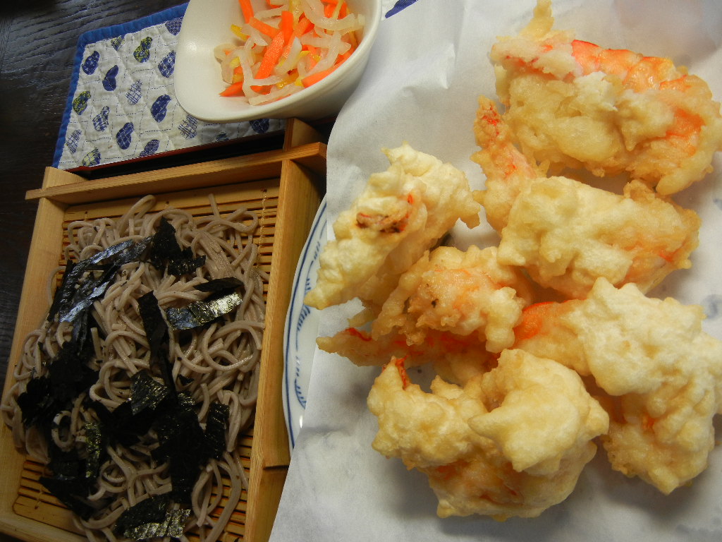 ’14,12,31(水)海老天の年越し蕎麦と大晦日!_f0060461_1852544.jpg