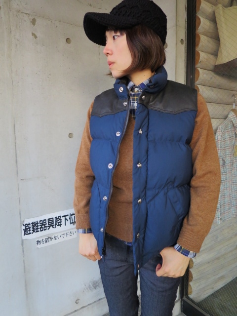 今季の締めのCrescent Down Works ・・・ フル別注DOWN VEST!★!_d0152280_2274760.jpg