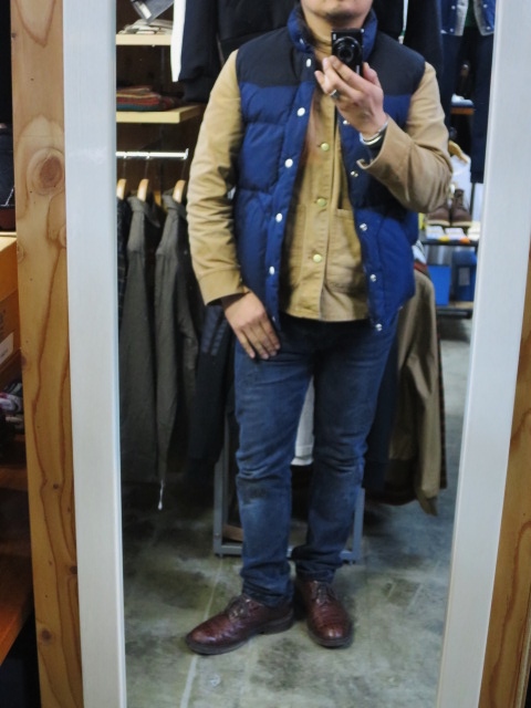 今季の締めのCrescent Down Works ・・・ フル別注DOWN VEST!★!_d0152280_2284181.jpg