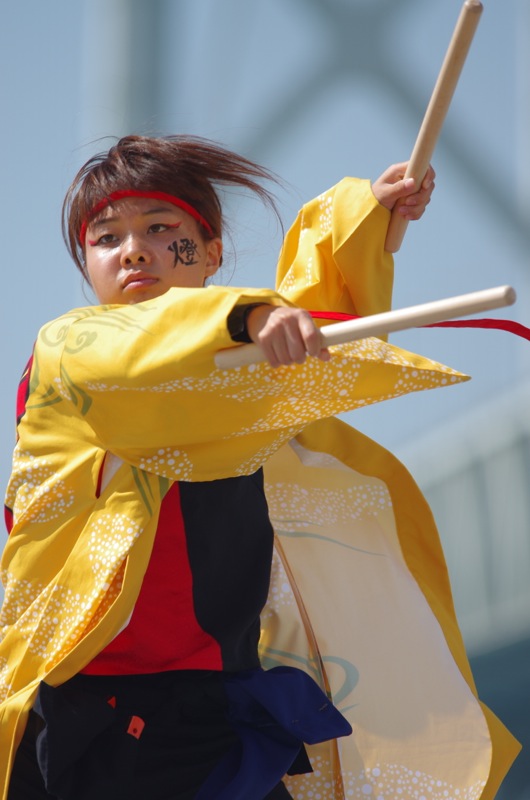 神戸よさこい２０１４その４（大阪人間科学大学よさこいソーラン部　烈輝）_a0009554_15303981.jpg