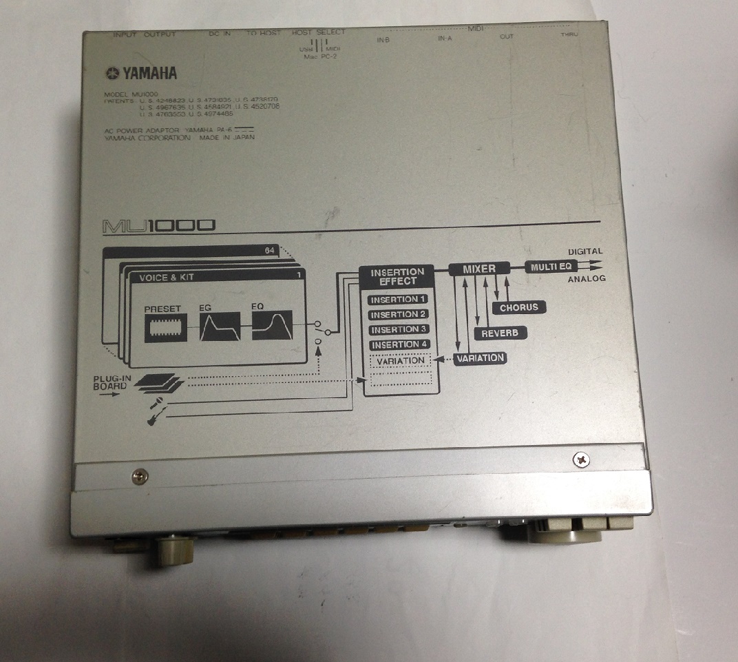 大みそかにYAMAHA MU1000を買ってみた : synthgeek 大みそかにYAMAHA MU1000を買ってみた : synthgeek