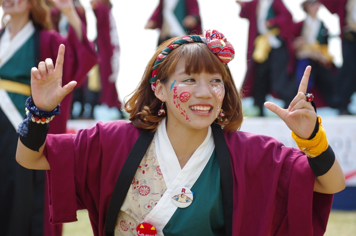 神戸よさこい２０１４その１８（岡山うらじゃ連 楽鬼）_a0009554_17381047.jpg