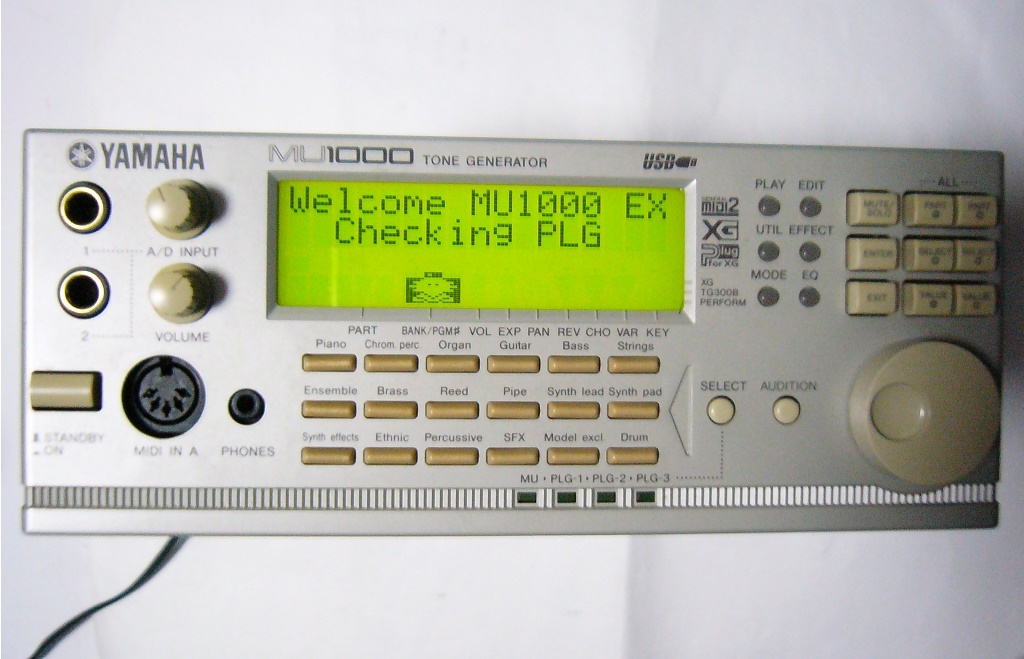 大みそかに YAMAHA MU1000 を買ってみた その2 : synthgeek