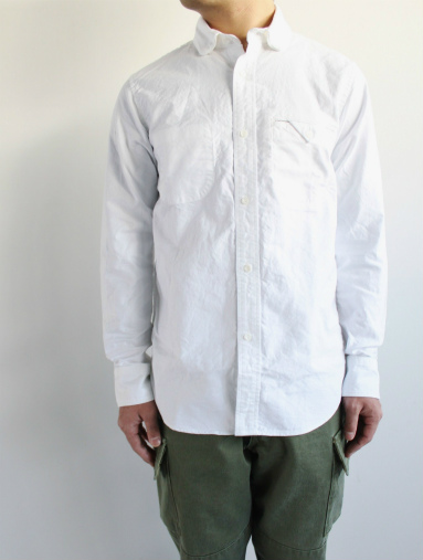 Ordinary fits　 隠れボタンダウンシャツ (WHITE OX)_b0139281_14145026.jpg