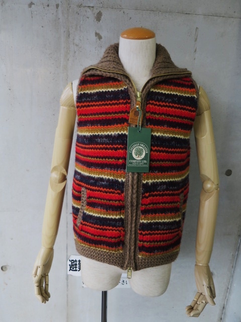 CANADIAN SWEATER　別注MELANGE ZIP KNIT VEST ･･･ また後で！★？？_d0152280_946228.jpg