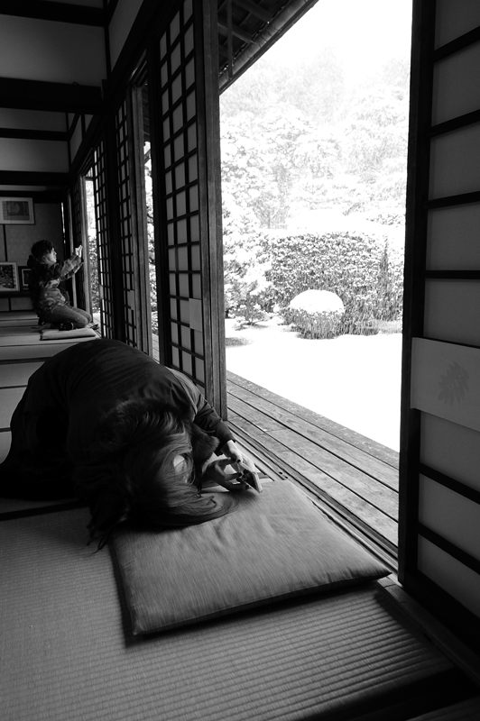 元旦雪景色!@東福寺塔頭 芬陀院_f0032011_2071328.jpg