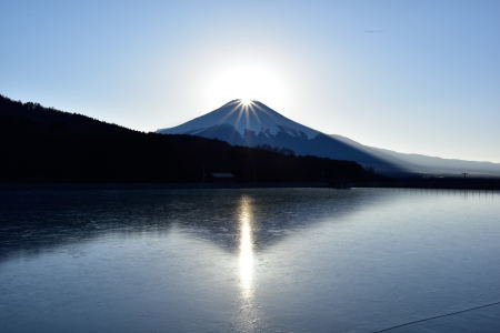 2015年1月5日　忍野村　ダイヤモンド富士_c0314839_10332457.jpg