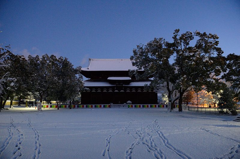 元旦雪景色!@東寺 其の二_f0032011_19512947.jpg