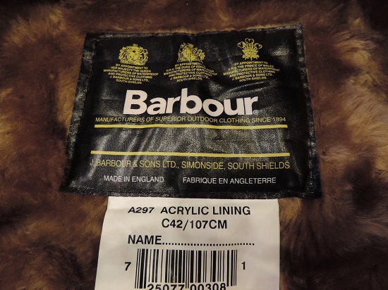 Barbour \"BEAUFORT\"_c0146178_14183057.jpg