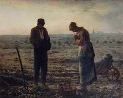 ジャン＝フランソワ・ミレー、【薪拾い、夕陽】、希少画集画より ジャン＝フランソワ・ミレー、【薪拾い、夕陽】、希少画集画より