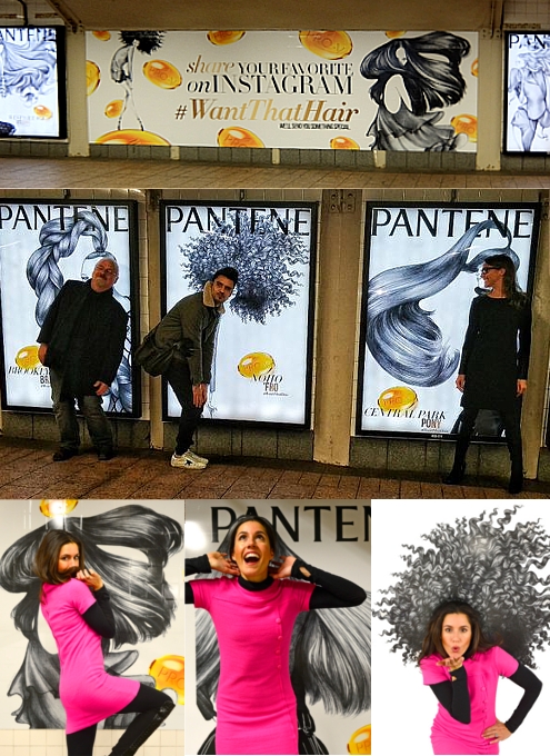 アート展をテーマにした『パンテーン』（Pantene）の広告キャンペーン #WantThatHair_b0007805_1394494.jpg