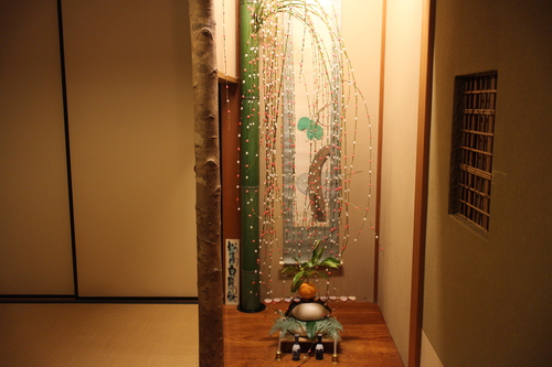 京都要庵歳時記 新年を迎えて とても人気あるお正月飾り餅花 1 京都要庵歳時記