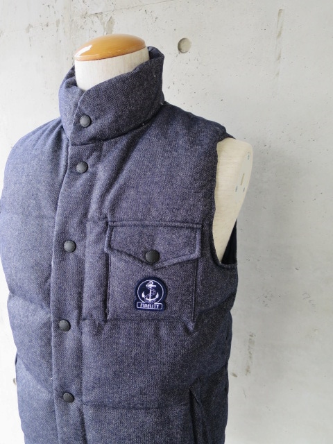 忘れてました。。。(苦笑) 久々のFIDELITY よりDENIM DOWN VEST!★!_d0152280_14122240.jpg