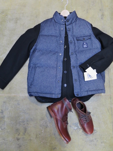 忘れてました。。。(苦笑) 久々のFIDELITY よりDENIM DOWN VEST!★!_d0152280_1415579.jpg