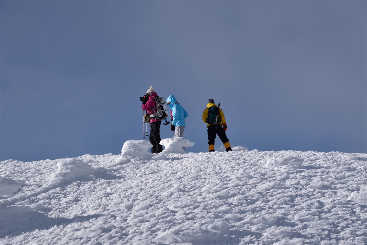 雌阿寒岳　～久しぶりの大人数登山　2015.1.11_a0145819_10414685.jpg