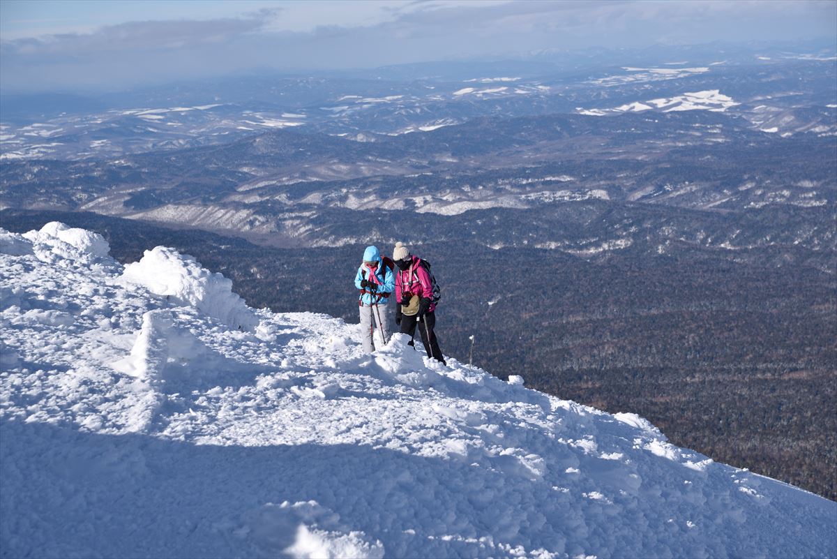 雌阿寒岳　～久しぶりの大人数登山　2015.1.11_a0145819_9434422.jpg