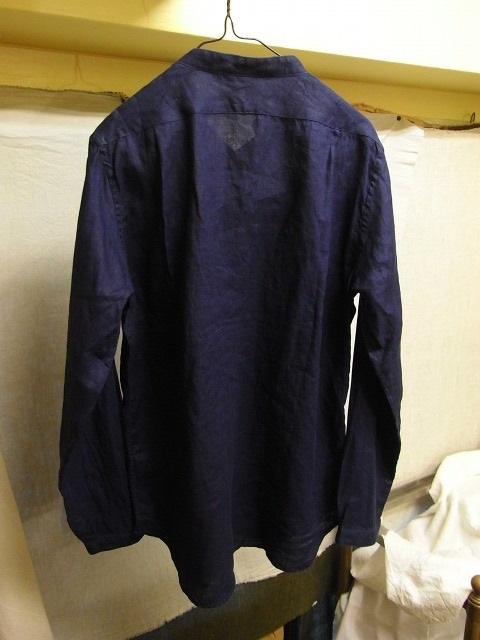 belgium-farmers frenchlinen indigo shirt_f0049745_14523737.jpg