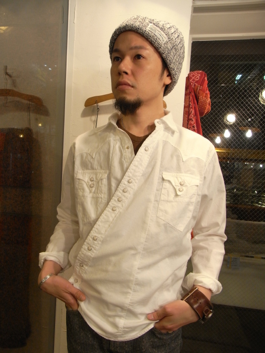 KAPITAL デニムスキヤキウエスタンシャツ