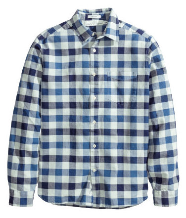 【H&M】Check Oxford Shirt_a0324675_11463637.png