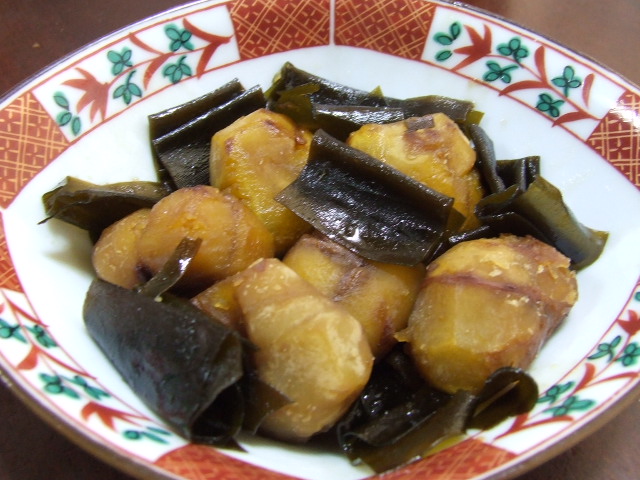 栗と昆布の佃煮_f0019498_11281815.jpg