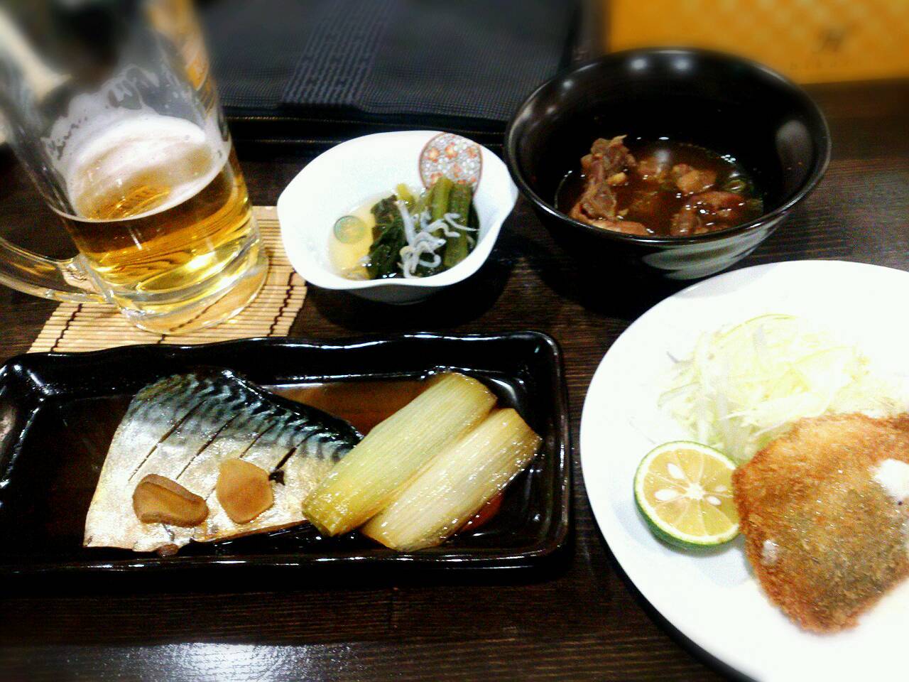 三町食堂  夜定食系_e0115904_12260957.jpg