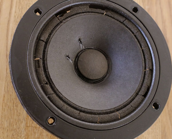 Altec 405-8H エッジ崩壊 : inside out Altec 405-8H エッジ崩壊 : inside out