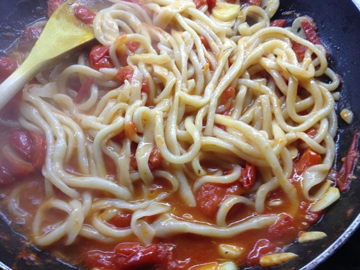 レストランメニュー再現:Pici all\'Aglione_a0136671_0411223.jpg