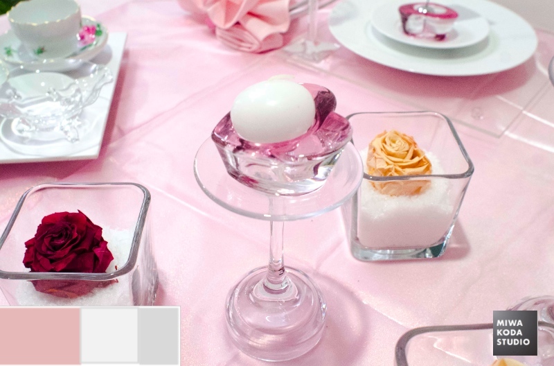 January 18, 2015プリティ・ロマンティックなテーブル：色々なピンク Pretty & Romantic Table: Many Pinks_a0307186_10591833.jpg