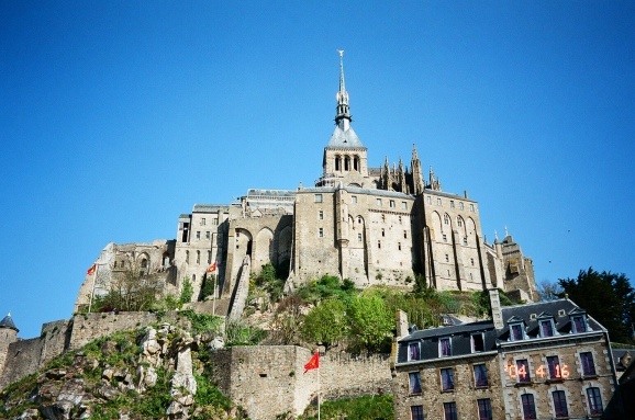 語学学校の遠足 (ﾓﾝ･ｻﾝ=ﾐｼｪﾙ)(Mont Saint-Michel：Excursion de Af）_c0345705_11484315.jpg