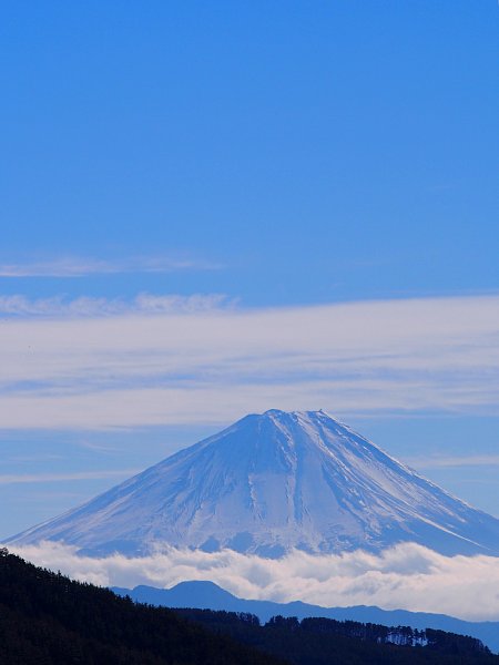 2015年1月17日　甲州から眺める富士山　②_b0341140_1736166.jpg