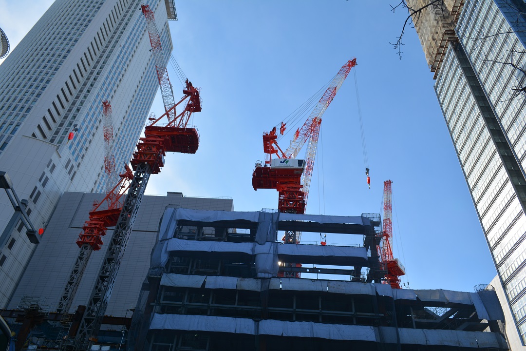 名古屋駅前再開発の近況(1月10日撮影)_a0055650_8473728.jpg