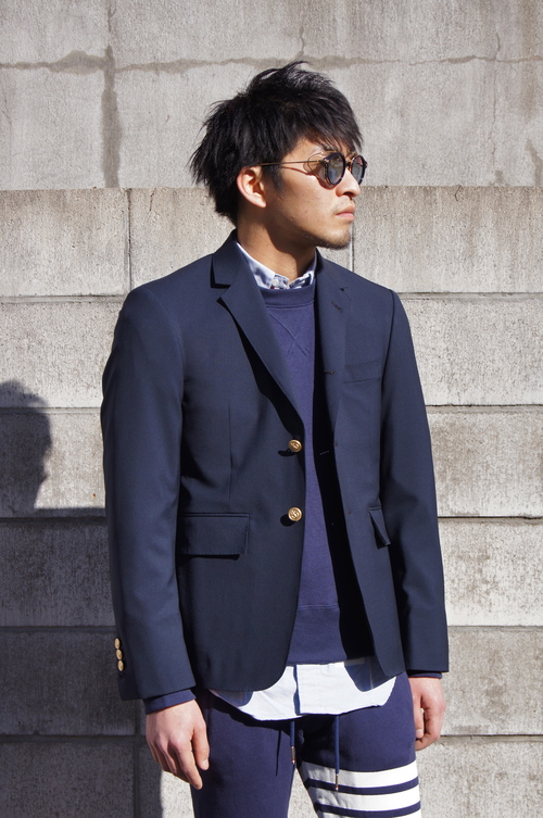 THOM BROWNE. All Navy..._c0079892_19283335.jpg