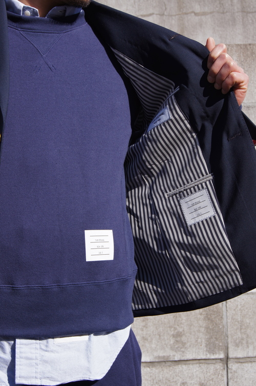 THOM BROWNE. All Navy..._c0079892_1929334.jpg