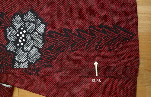 総絞りの羽織を・・・丈伸ばし_e0129400_1551822.jpg