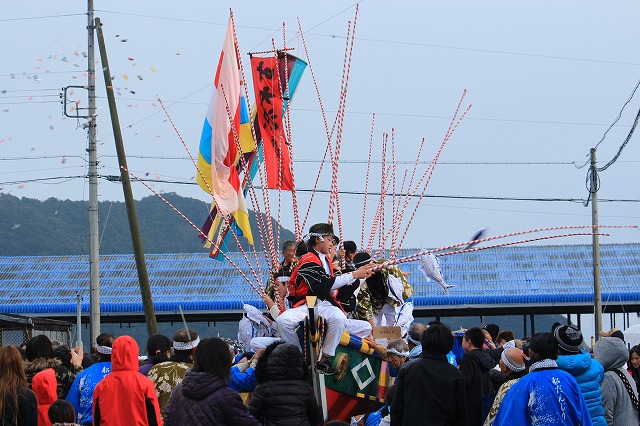 長島神社の祭礼　船だんじり祭り開催　（その2）_e0321325_14315530.jpg