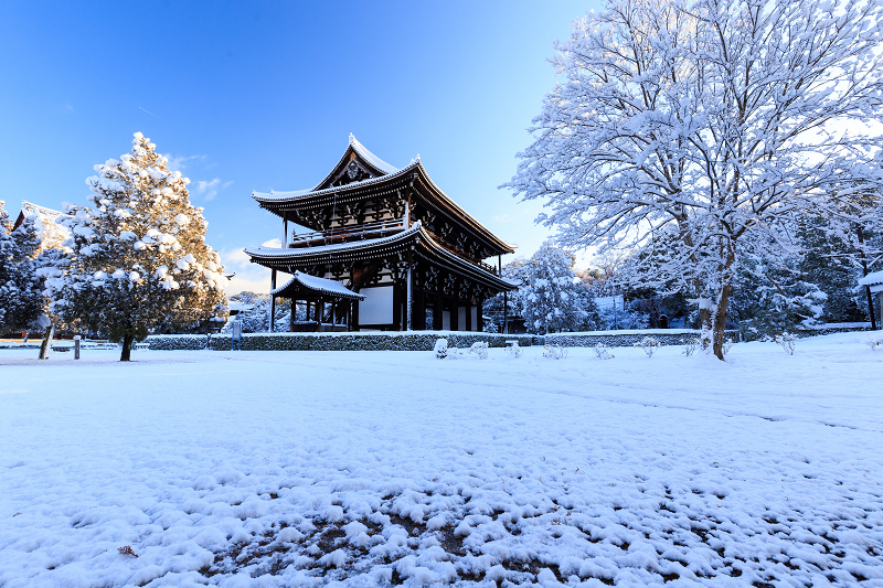 絶景・通天橋／開山堂の雪景色（東福寺）_f0155048_19434691.jpg