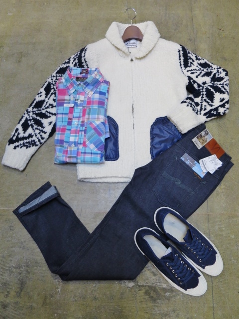 BIRVIN UNIFORM ・・・ BIRVIN・18番の上質PILE 生地カウチンJACKET!★!_d0152280_19523332.jpg